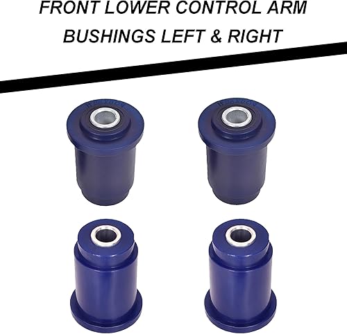 Miniatura 4 de Kit completo de bujes de brazo de control delantero superior e inferior 8 piezas en poliuretano de alto grado (PU) para QX56, QX80, ARMADA,