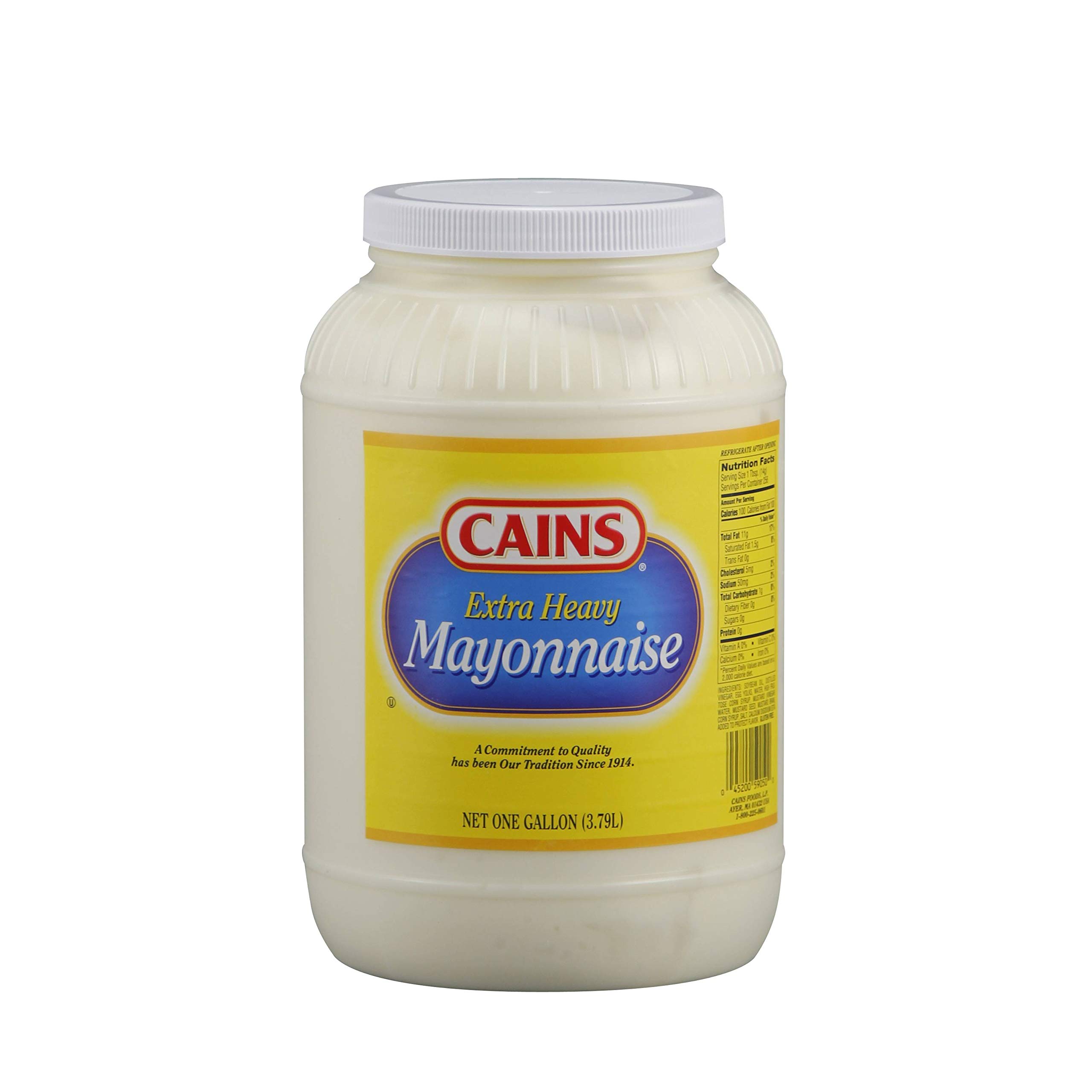 Mayonnaise, 1 Gallon -- 4 per case. by Cains – 1 Gallon, Pack of 4