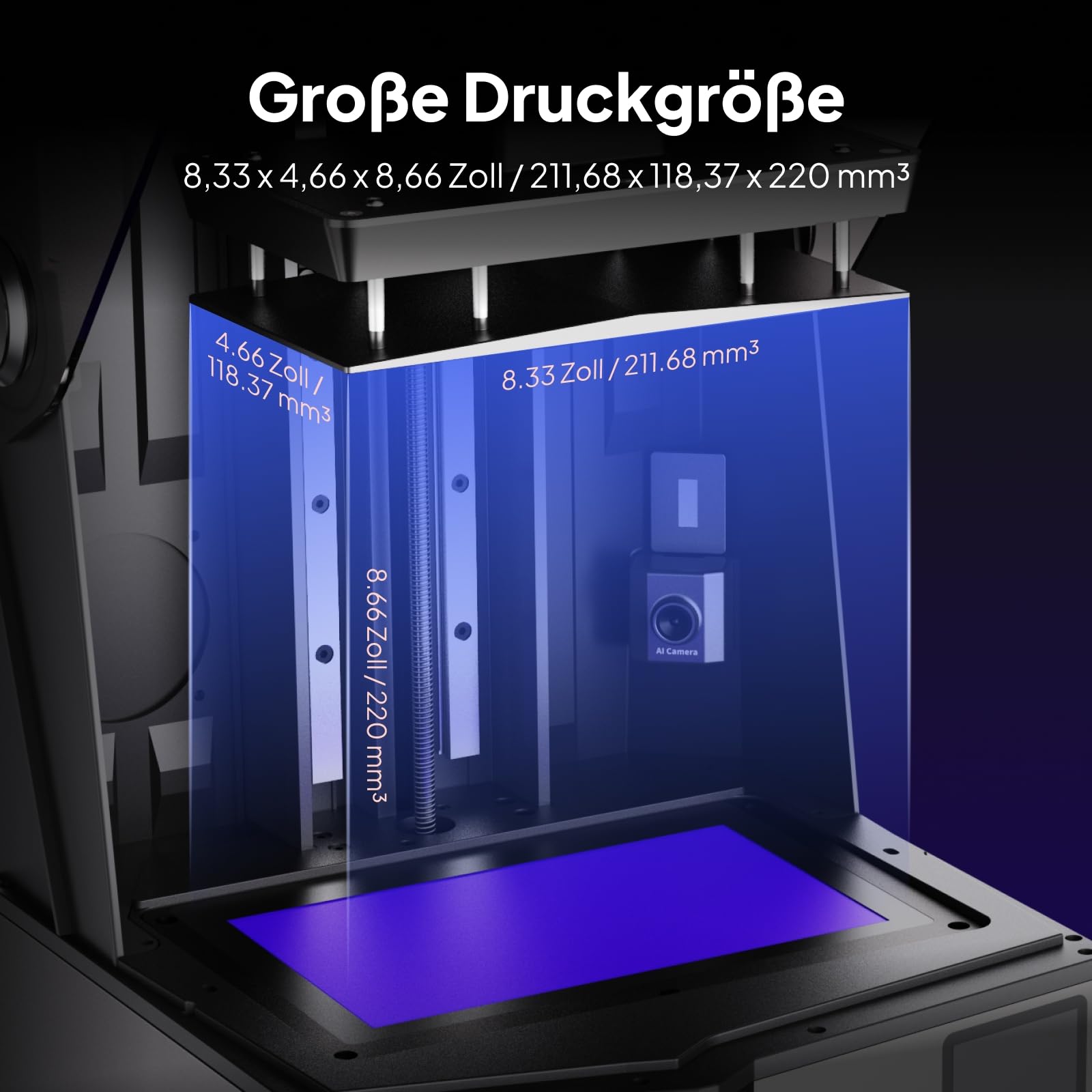 ELEGOO Saturn 4 Ultra 16K Stampante 3D Resina da 10", con Serbatoio della Resina Riscaldato, Stampa a 150 mm/h, Livellamento Automatico, Trasferimento Wi-Fi, 218,88 x 122,88 x 220 mm³