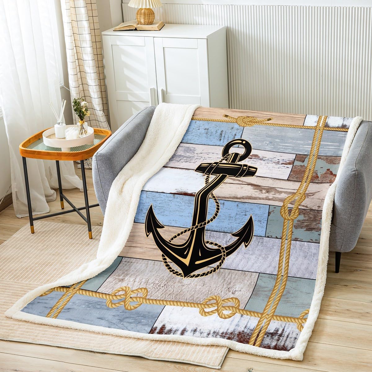 Feelyou Cherry Fleece Throw Blanket Fruits Sherpa Blanket for Kids Boys Girls Green Leaves Plush Blanket Pink and Red Fuzzy Blanket for Sofa Bed Couch,Twin 60X80 Inches