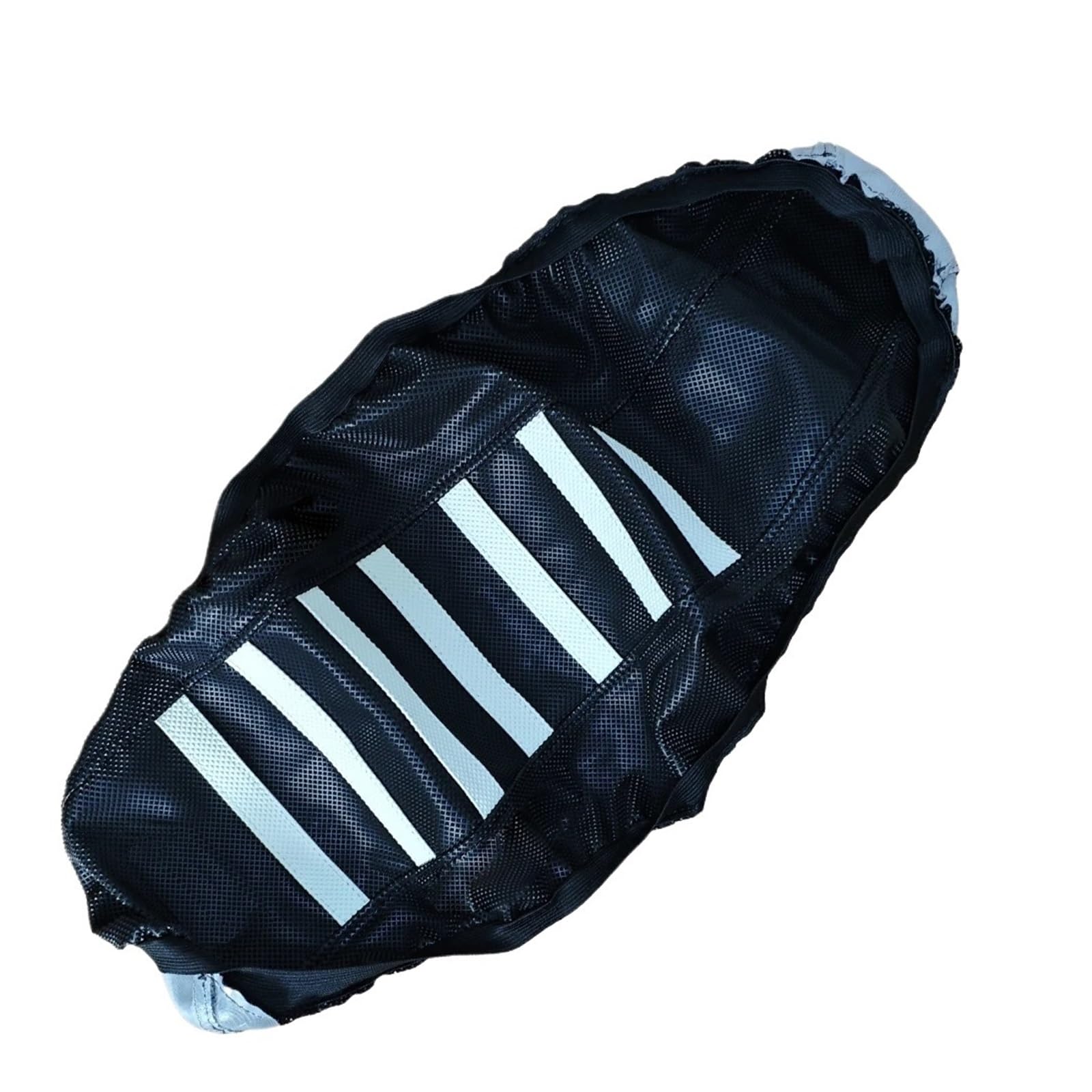 Per Moto per coprisedile Cuscino a coste antiscivolo impermeabile per parte di ricambio Surron Ultra Coprisedile per moto(Bianco)