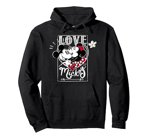 Mickey & Minnie Mouse Love Mickey Valentine's Day Pullover Hoodie
