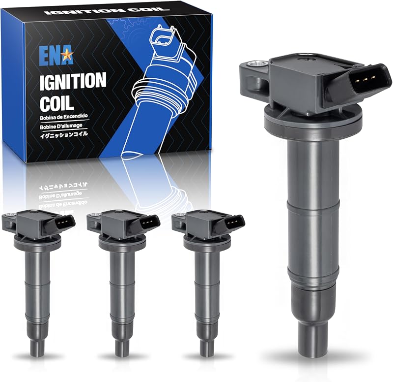 Jogo com 4 Bobinas de Ignição ENA UF333 12 V para Toyota, Lexus, Scion e Pontiac