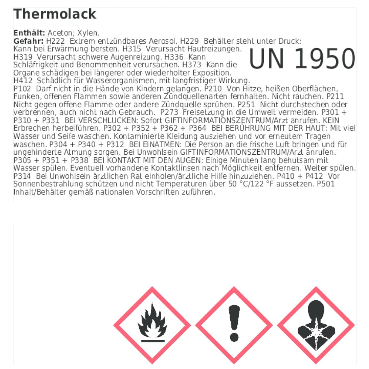 VE-INDUSTRIES 12x Ofenlack Ofenfarbe hitzebeständige Thermolack Kaminlack Farbe 800°C schwarz-matt 400 ml