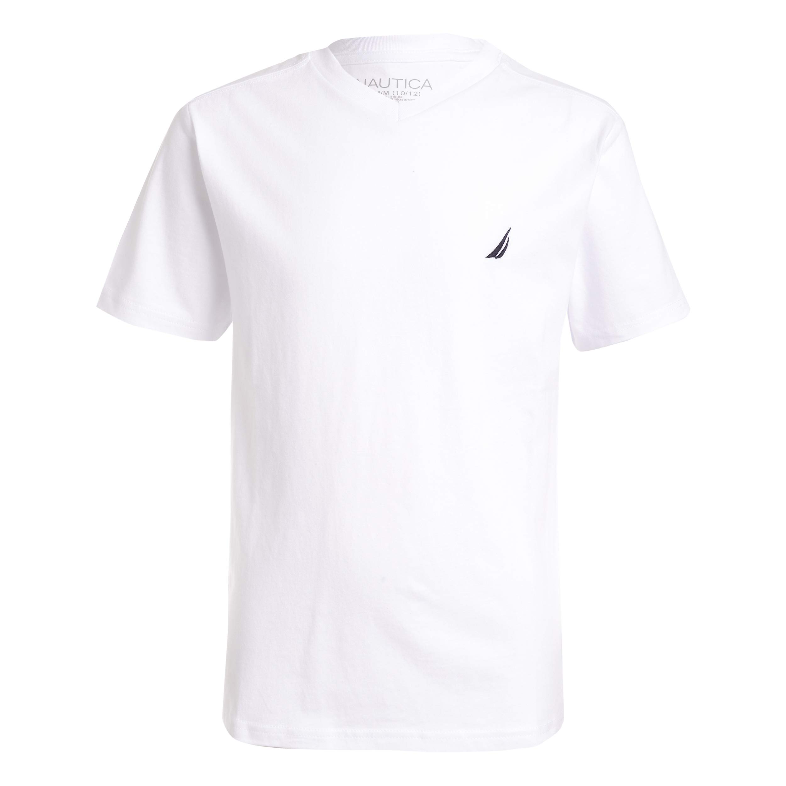 Boys' Short Sleeve Solid V-Neck Tee