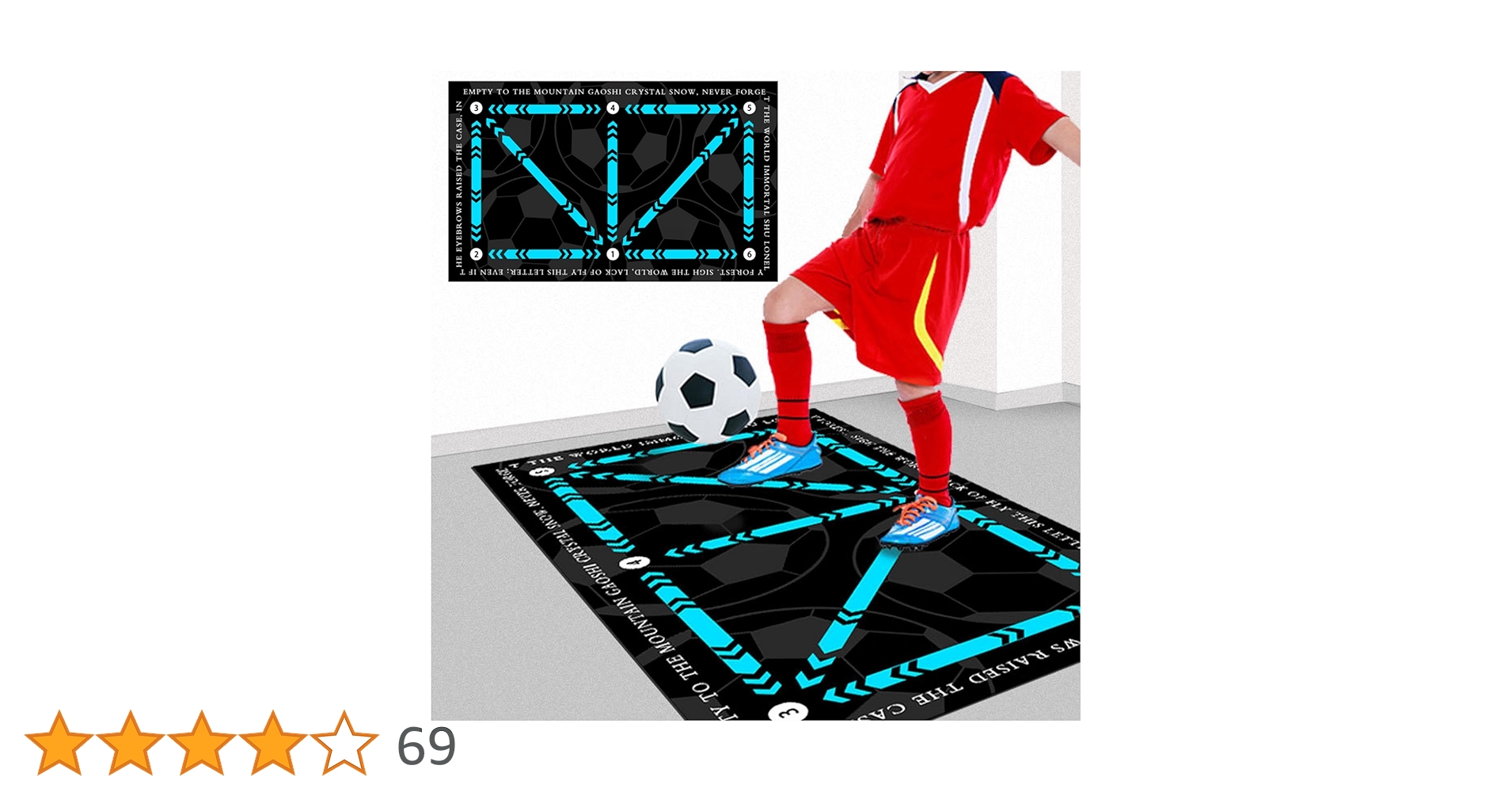 GARENAS Football Mat Training 2024 New Control Football Training 2024 New Control Accessories Gym Children S Step Children