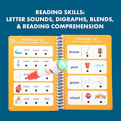 Miniatura 4 de Educational Insights Hot Dots First Grade Essentials: libro de trabajo de lectura y matemáticas - Libros de trabajo de primer grado con bolígrafo