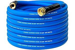 Flexible and Durable: 5/8 in. x 100 ft Garden Hose