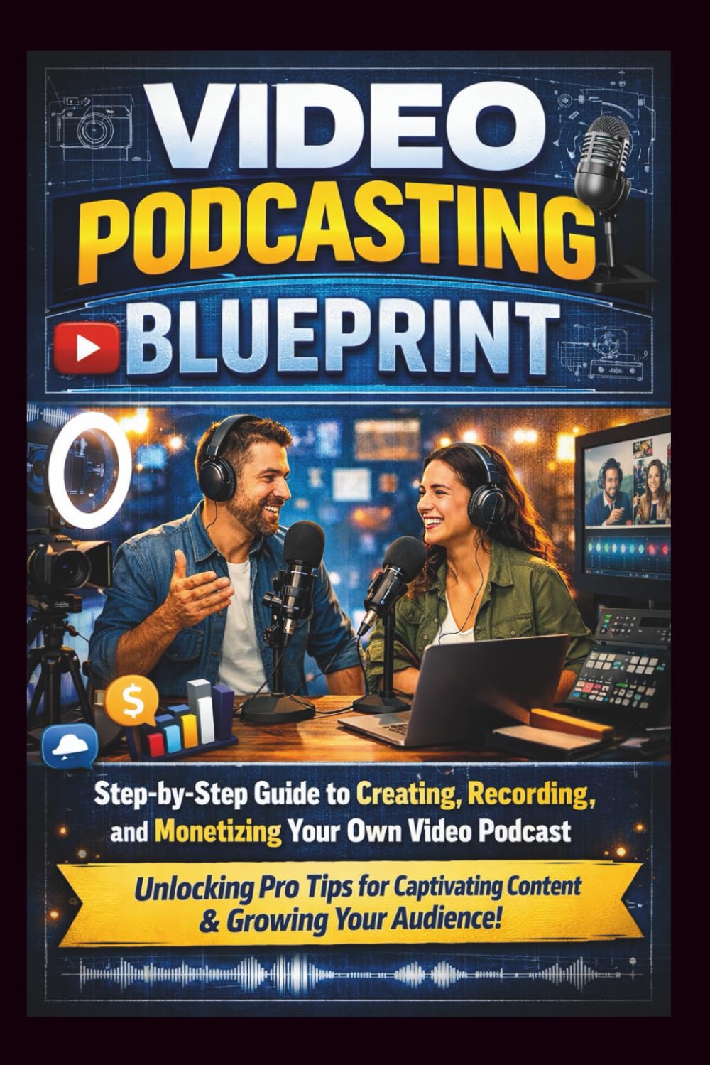 Video Podcasting Blueprint: Step-by-step guide to creating recording and monetising your own video podcast - unlocking pro tips for captivating contents and growing your Audience. (Tech Made Easy)