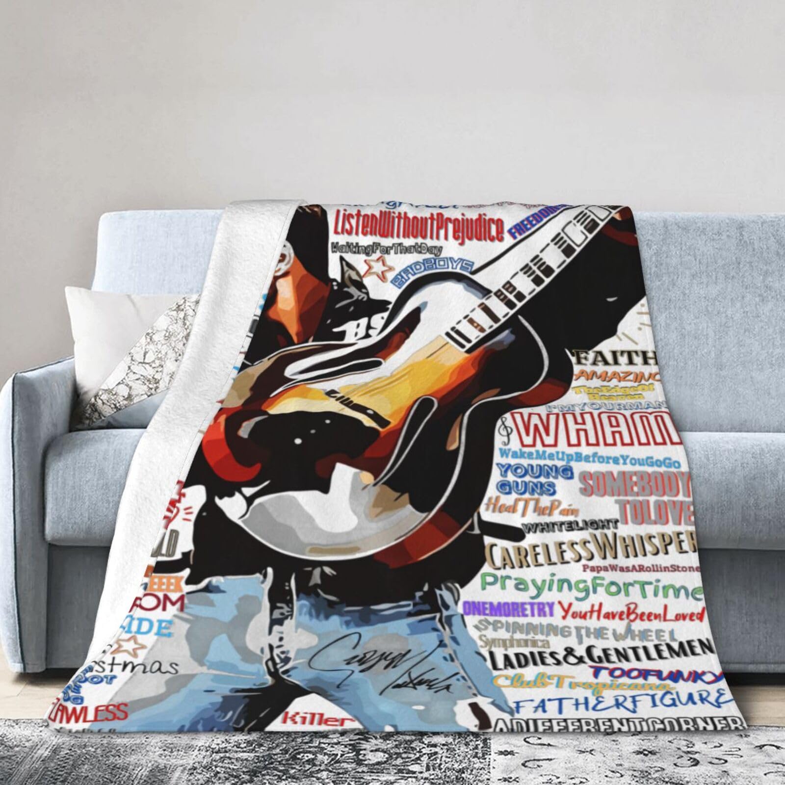 Amazon.com: George Singer Michael Throw Blanket Ultra-Soft Micro Fleece  Blanket Flannel Throw Blanket All Seasons Bedding Home Sofa Chair  Decoration Travel Blanket 40x30 : Home u0026 Kitchen