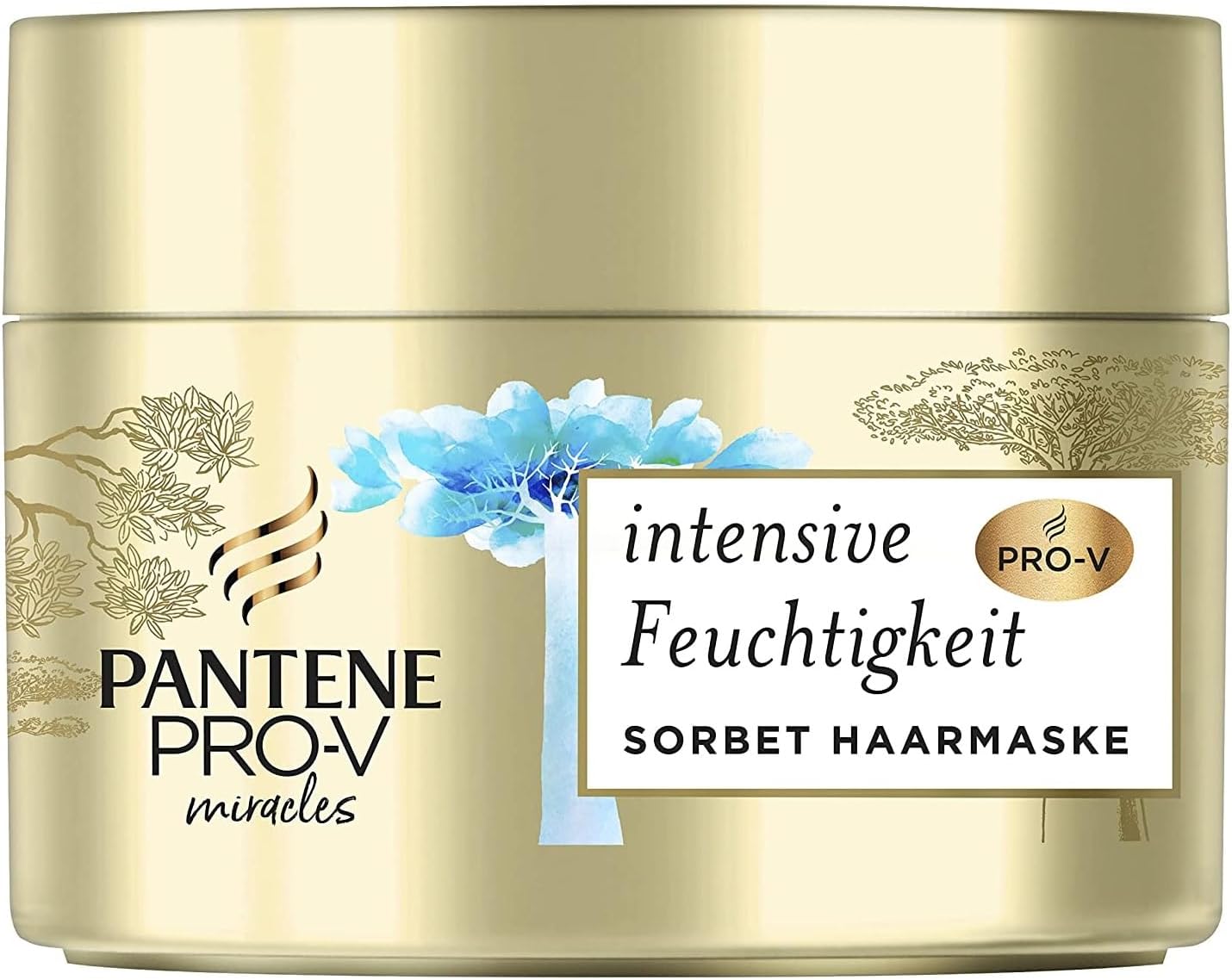 Pantene Pro-V Miracles Sorbet haarmasker voor intensieve hydratatie met biotine en baobabessence, 1 x 160 ml