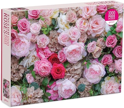 Puzzle de 1000 piezas de rosas inglesa