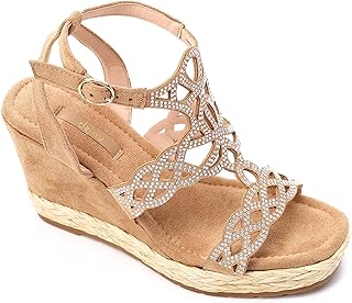 dejAVU womens JAL-DJTF-054 Flat Sandal