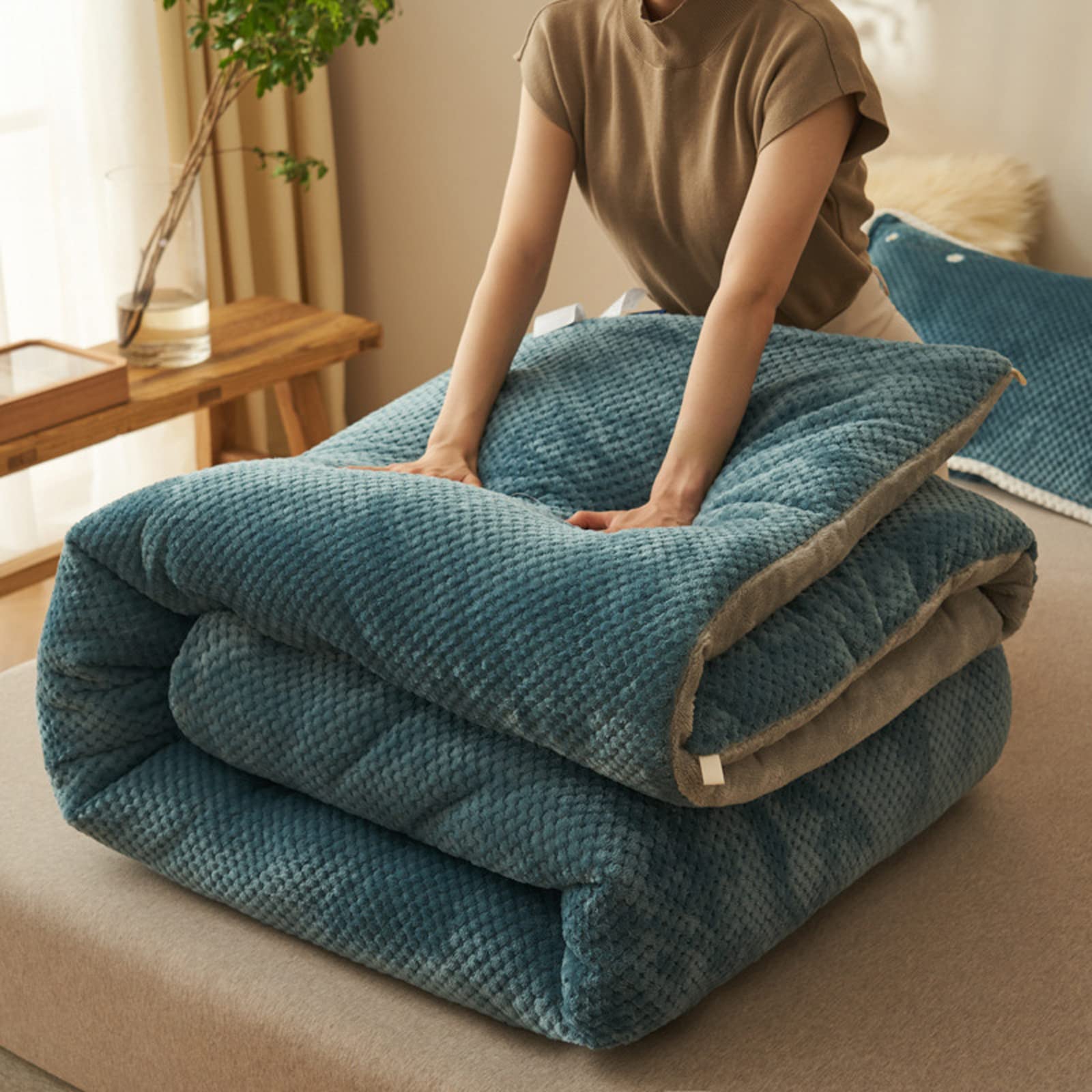 Winter Bedding Duvet Winter Warm Lamb Velvet Quilts Thick Plush