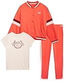 Girls Sweat Suit Set - 3 Piece Matching Set with Short Sleeve Graphic Tee Sweatpants and Hoodies for Teen Girls