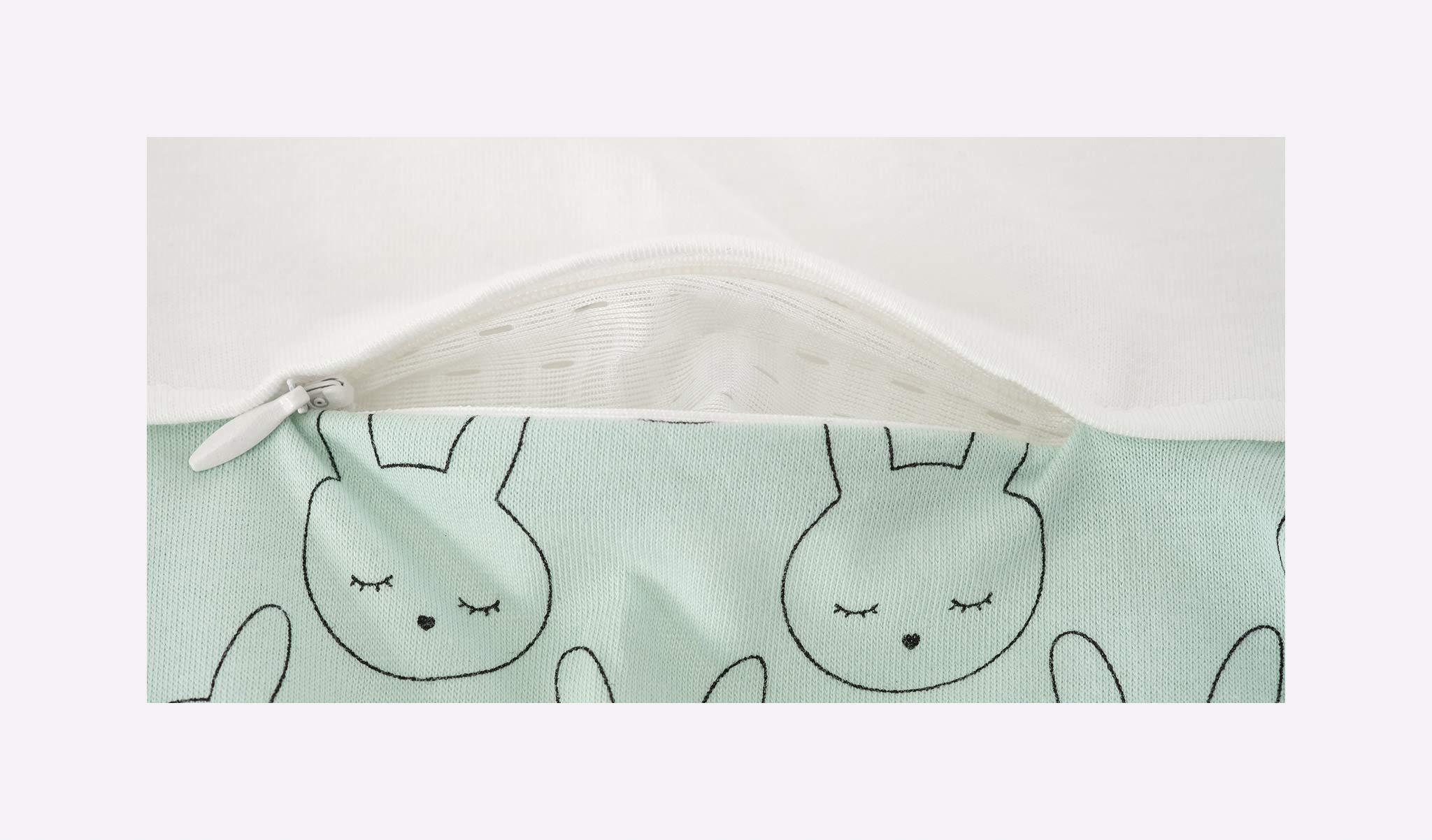 Träumeland S0102307 Außenschlafsack LIEBMICH Kuschelhase 80/86, mehrfarbig