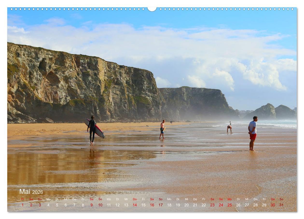 Surfen - die perfekte Welle (Wandkalender 2026 DIN A2 quer), CALVENDO Monatskalender: Atemberaubende Bilder aus der Welt des Surfsports (CALVENDO Sport)