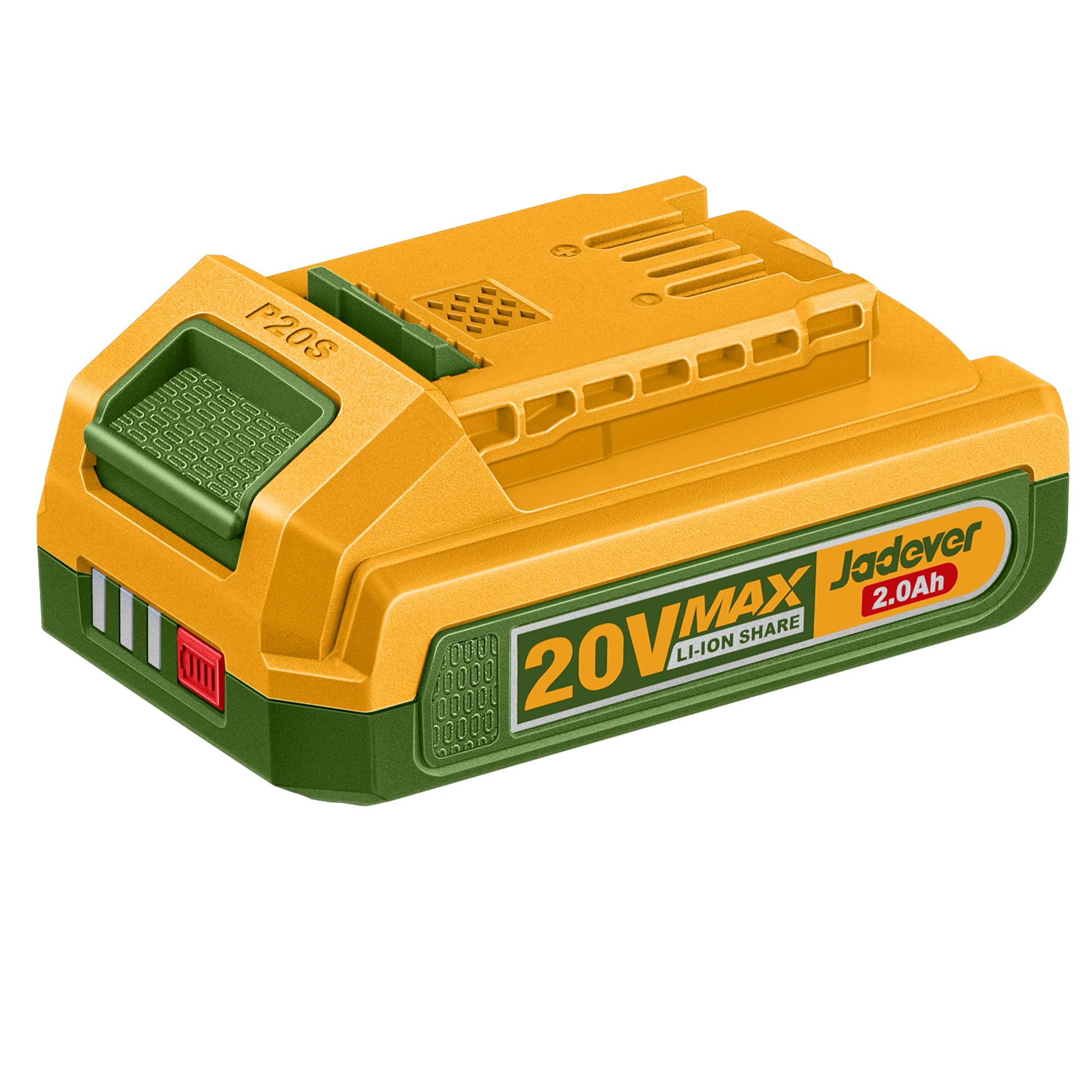 JADEVER 20V Lithium-Ion 2.0Ah Battery Pack, Fits All P20S Multi-Tools, with LED Battery Power Indicator JDLBP520-image-36