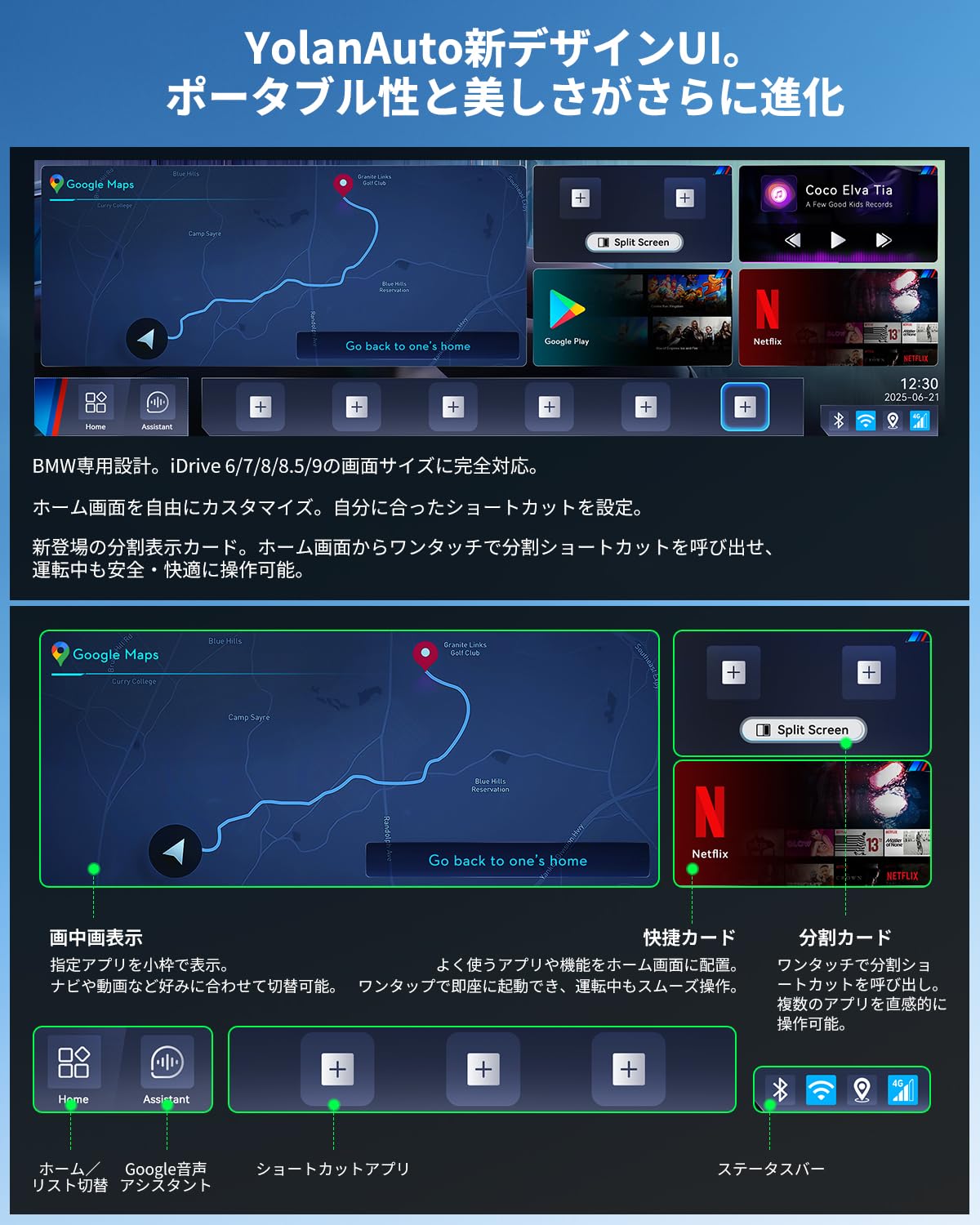 Amazon.co.jp: 【BMW専用・技適認証済】YolanAuto CarPlay AIボックス