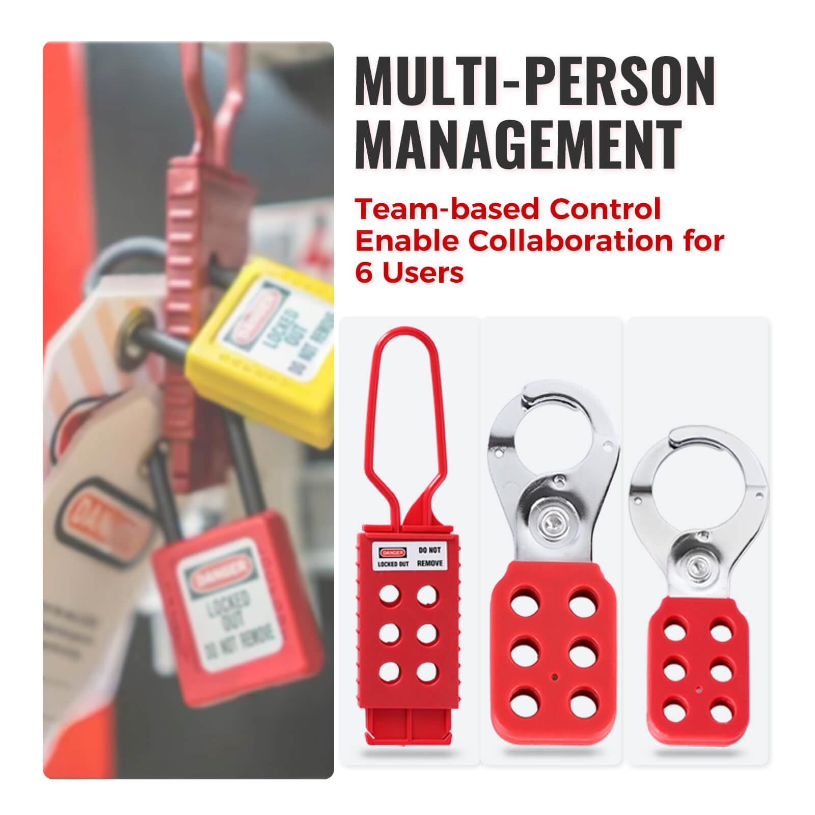 Snapklik.com : 50 PCS Lockout Tagout Kit, OSHA Compliant Electrical ...