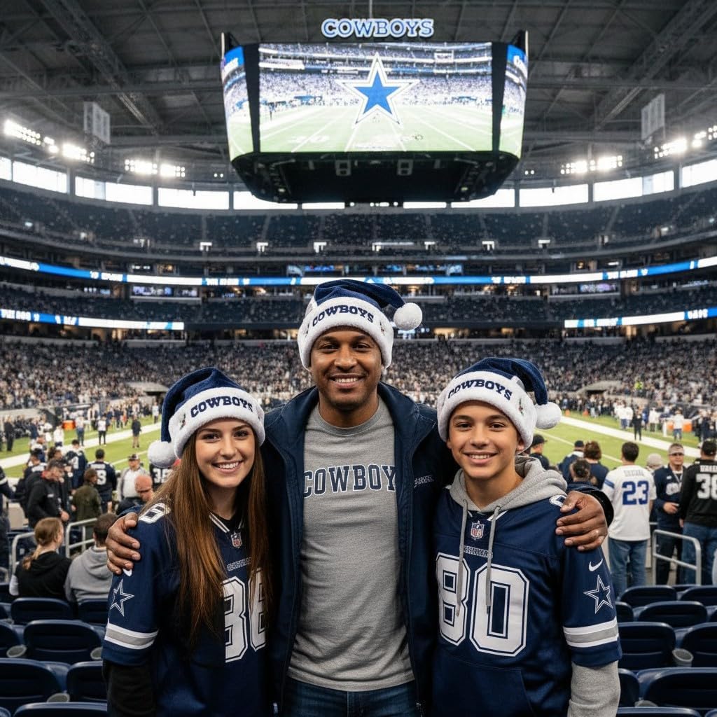 FOCO NFL Colorblock Santa Hat– Limited Edition Hat– Show Your Team Spirit with Officially Licensed Football Holiday Fan Gear - Image 5