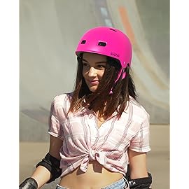 OutdoorMaster Skateboard Cycling Helmet - Two Removable Liners Ventilation Multi-Sport Scooter Roller Skate Inline Skating for Kids, Youth & Adults