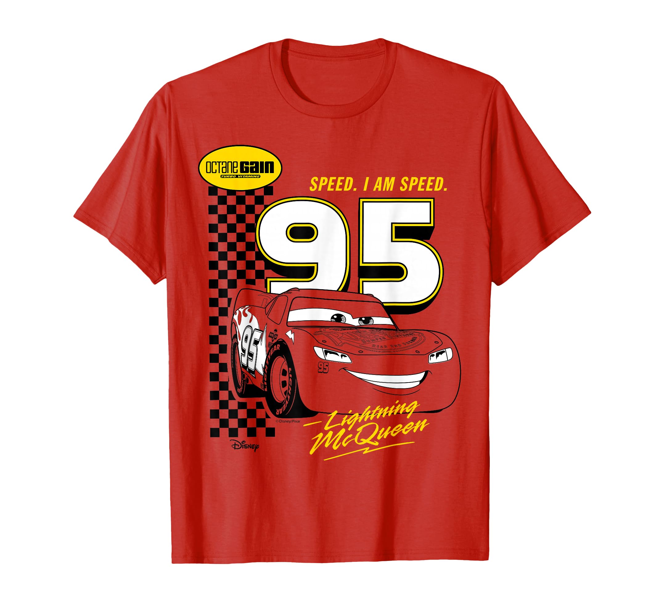 Disney Pixar Cars - Lightning McQueen 95 I Am Speed T-Shirt