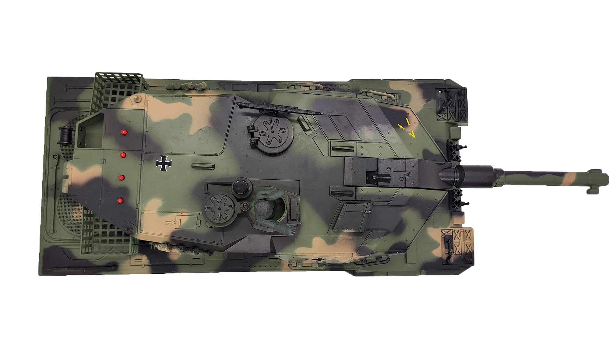 2-częściowy zestaw RC Leopard 2A5 czołg bojowy do wielu potyczek z podczerwienią i 6 mm strzałami Softair BB