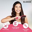 Eloxee Hair Styler Comb – 5-in-1 Electric Hair Styling Tool for Drying, Straightening, Curling, Combing & Volumizing – PTC Ceramic Heater & Negative Ion Technology – Auto Shut-Off (Green) gallery image