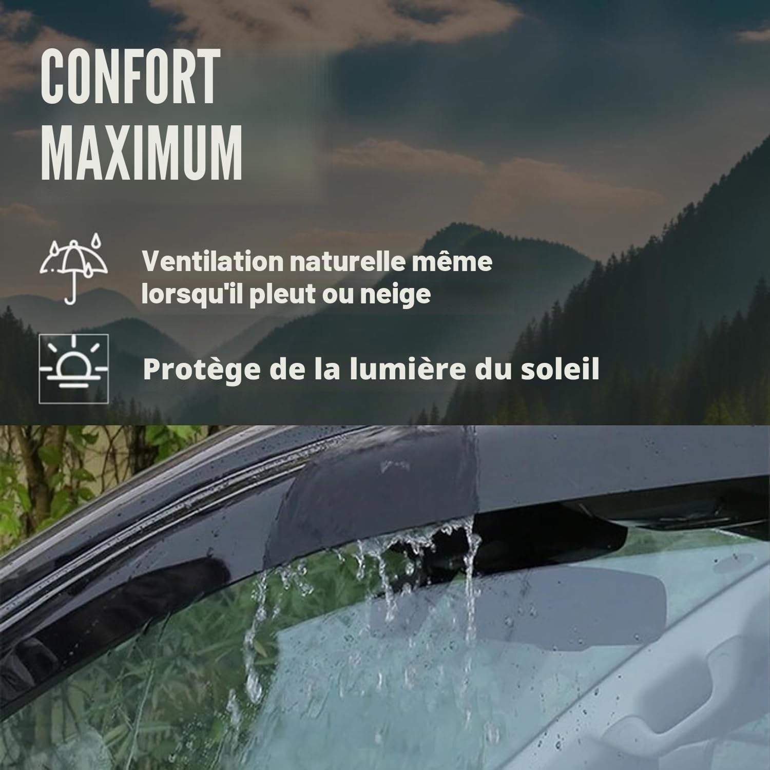 Déflecteurs avant pour Duster 2018 et plus