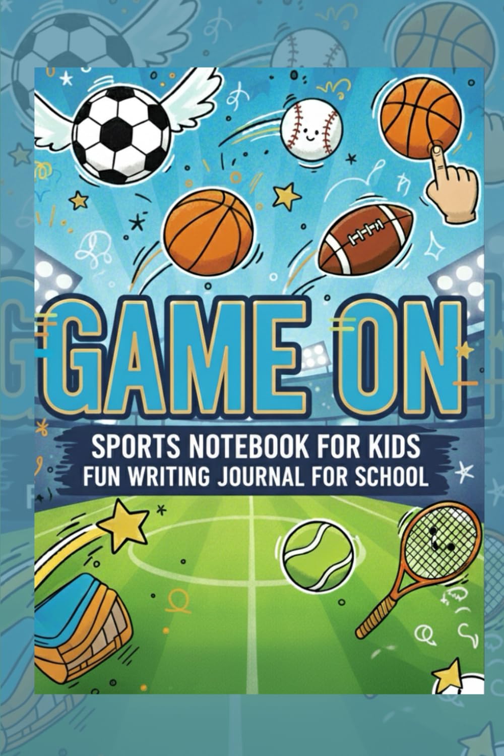 The Kid's Ultimate Sports Fan Notebook: A 100-Page Lined Writing Journal with Fun Sports Coloring Pages and Activities      Paperback – October 18, 2025
