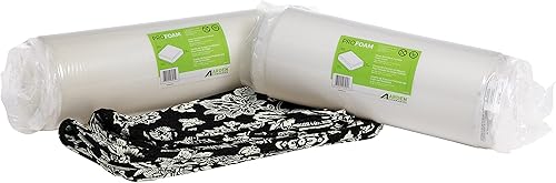 Miniatura 4 de Arden Selections ProFoam Essentials - Juego de cojines para asientos profundos para exteriores, 24 x 24 pulgadas, palmera de hojas rojas