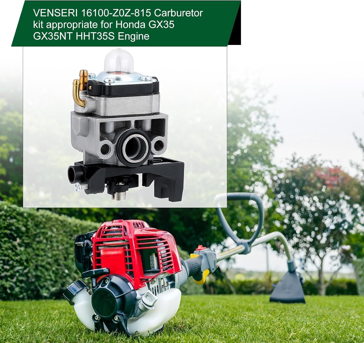 GX35 Carburetor for Honda GX25 GX25N GX25NT HHT35 String Trimmer FG110 FG110K1 HHT25S 4 Cycle Engine Replaces 16100-Z0Z-815 16100-Z0H-825