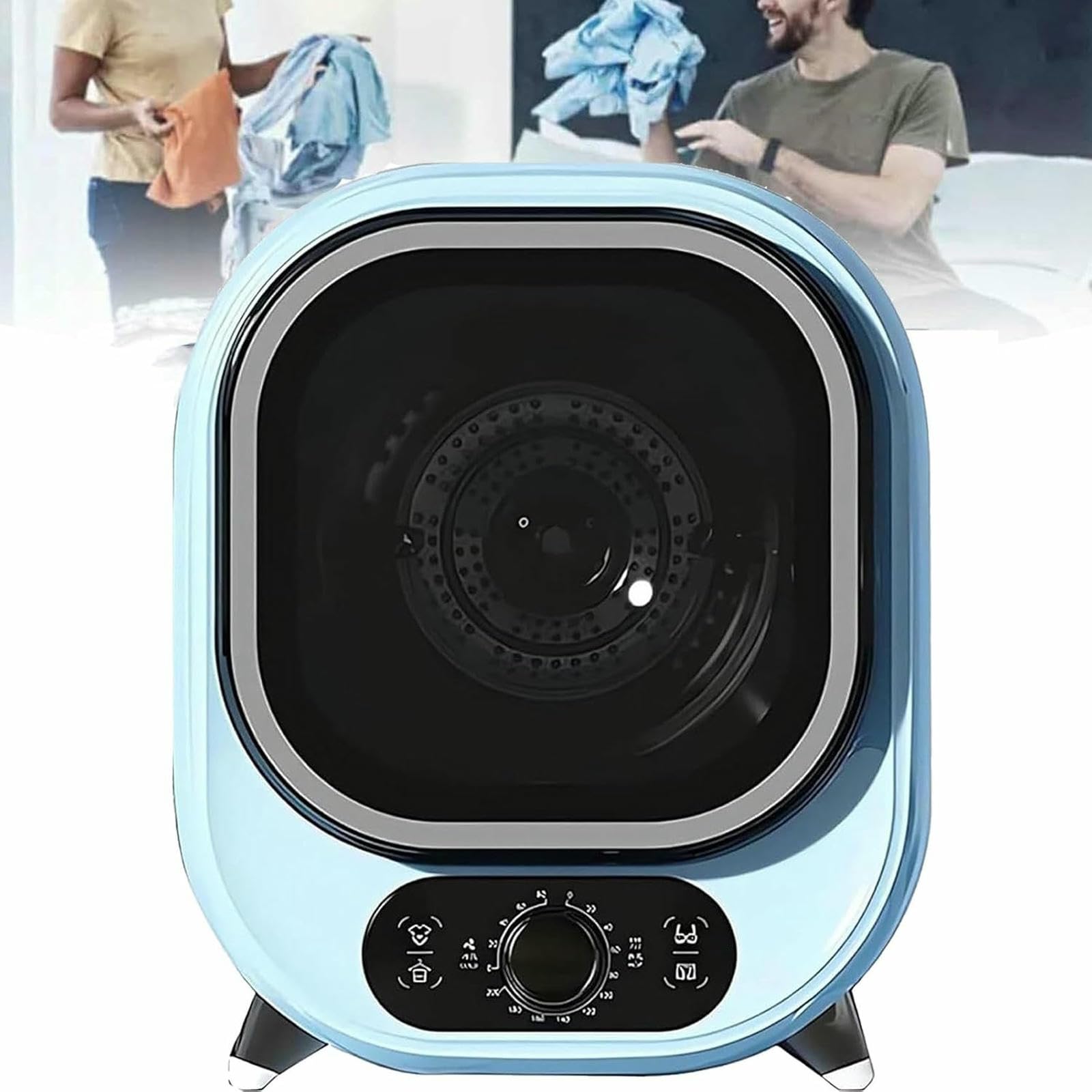 Mini sèche-linge compact ventilé avec fixation murale pour petit espace
