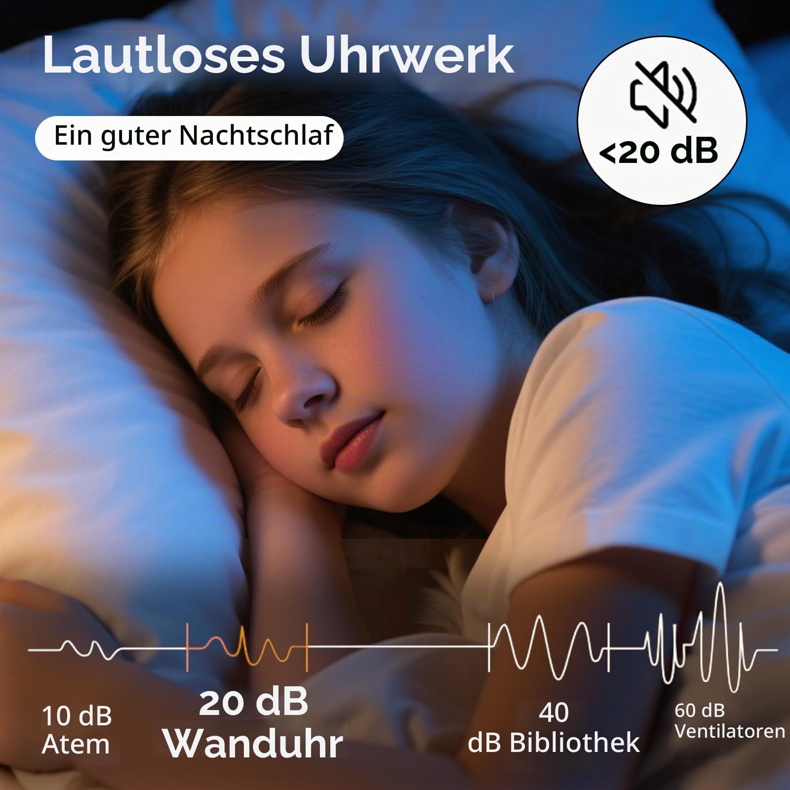 Wanduhr Groß XXL, Minimalistisch Modern Wanduhren, Stille Wanduhr Ohne Tickgeräusche für Wohnzimmer Schlafzimmer Küche Büro Haus