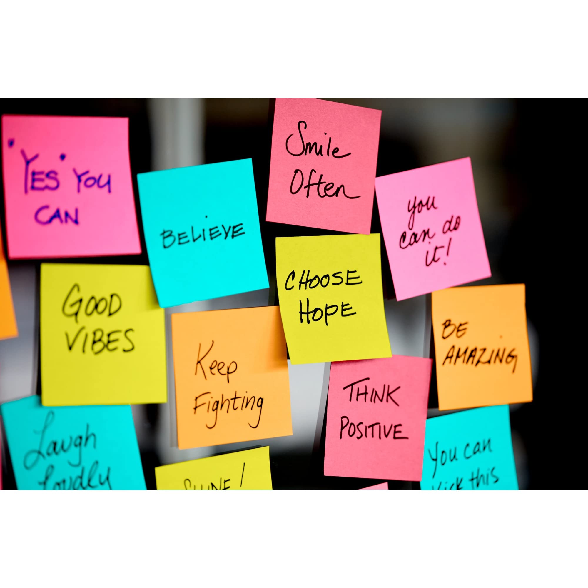 Post-it® Haftnotizen, 7,6 x 7,6 cm, verschiedene Farben, 90 Blatt pro Block, 12 Blöcke