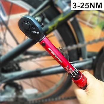 ATsafepro 1/4 Inch Drive Click Torque Wrench,3-25 Nm/26.6