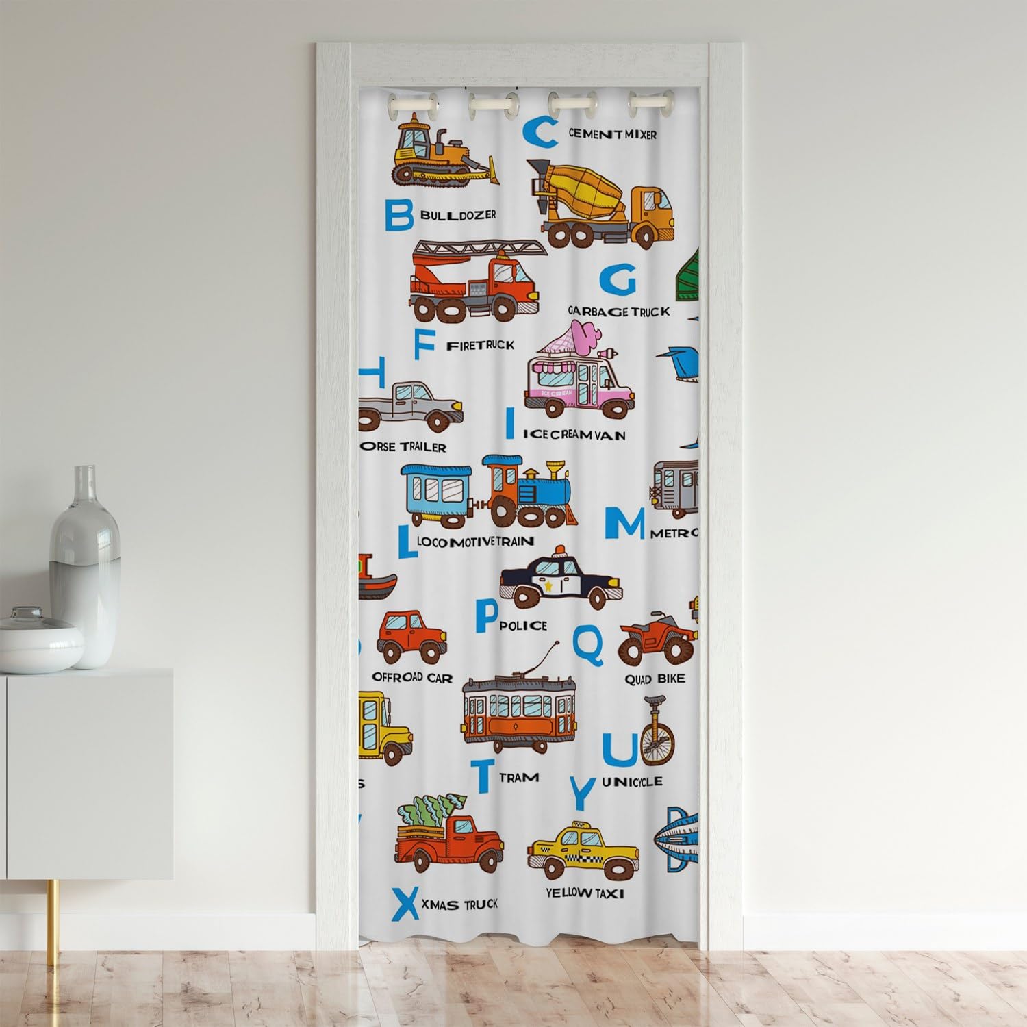 Produktbild von Feelingyou Lila Drache Tür Vorhang 106x203cm Märchen