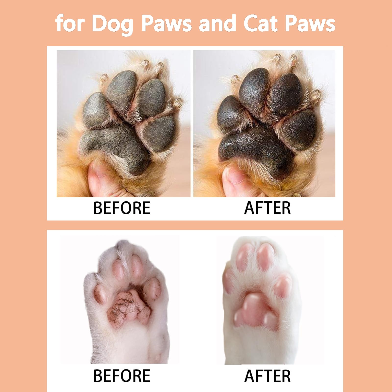 AmiCera Dog Paw Balm, Cat Paw Balm, Nose Paw Balm for Dogs Cats Paw Balm for Dogs Cracked Pads and Nose Natural Ingredients - Image 4