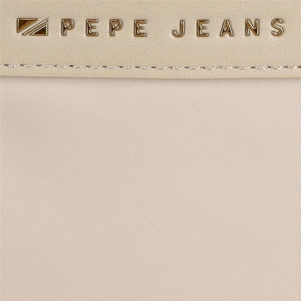 Pepe Jeans Morgan Joumma Bags damskie plecaki na co dzień torby podróżne, beżowo-czarne sztuczne futro damskie, beż, Talla única, okrągła portmonetka
