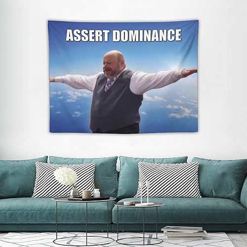 Miniatura 3 de BionZax Bertram Superior Assert Dominance - Tapiz de pared para dormitorio, dormitorio universitario o sala de estar, 30 x 40 pulgadas, tapices