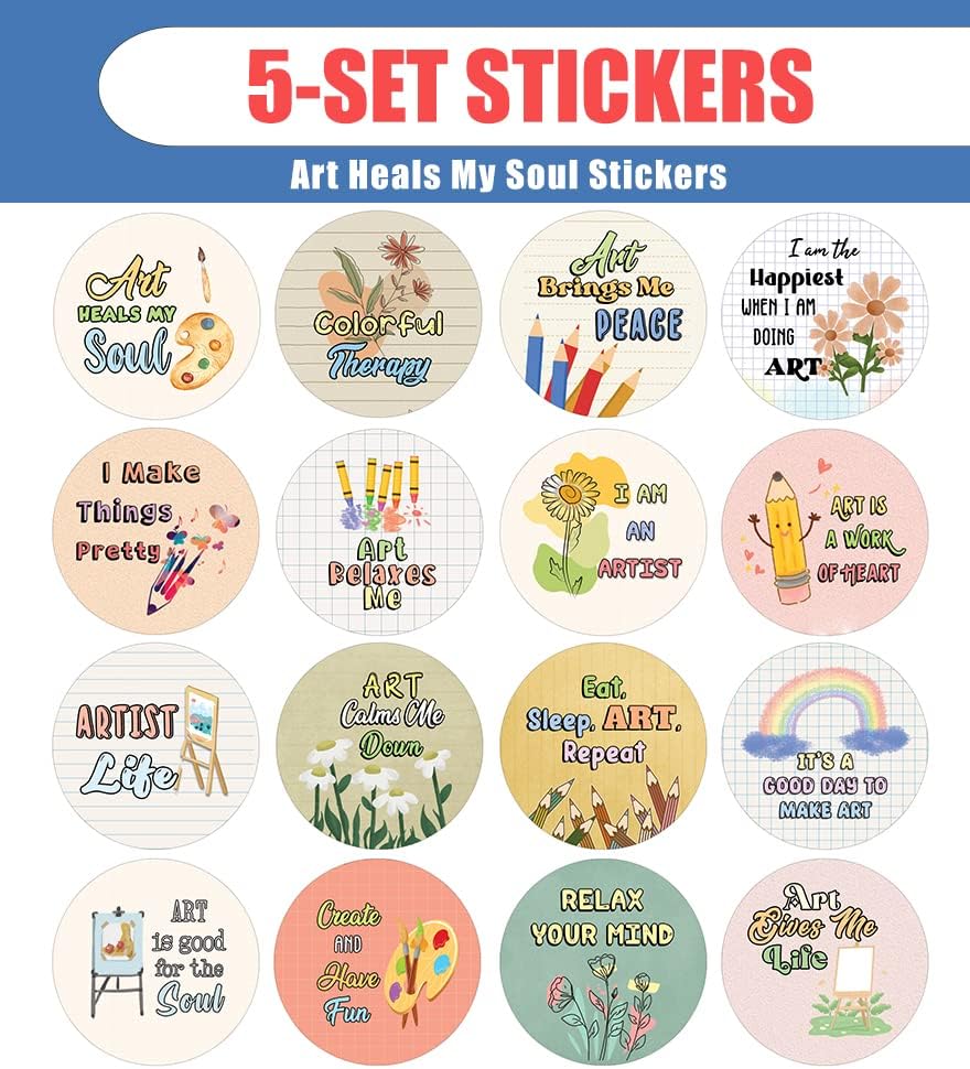 Creanoso Art My Soul Stickers (5 Sets X 16 Designs) image 2