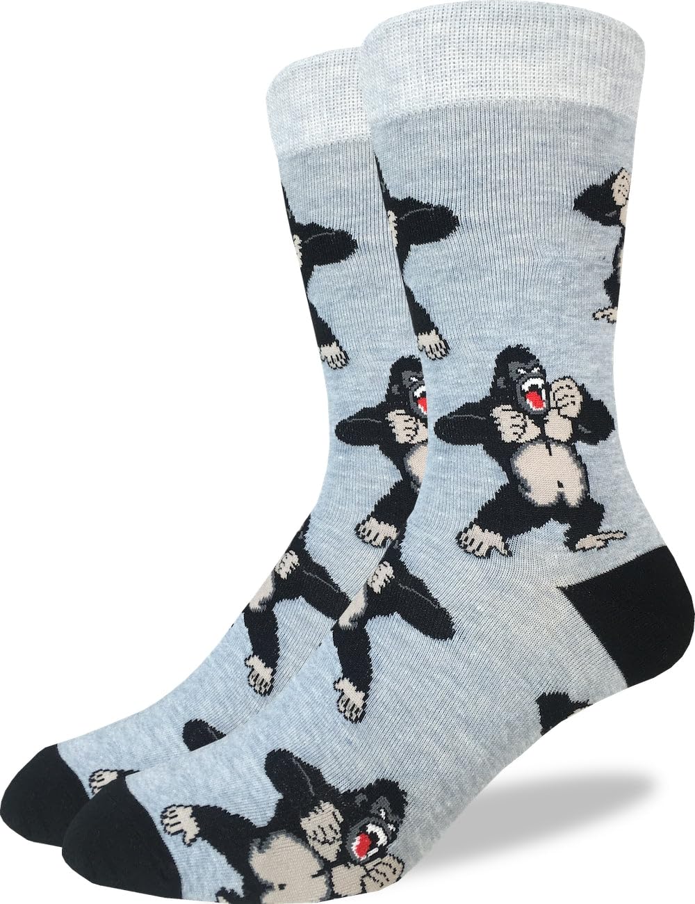 Good Luck Sock Men's Gorilla American Flag & Presidents Socks, Adult, X-Large