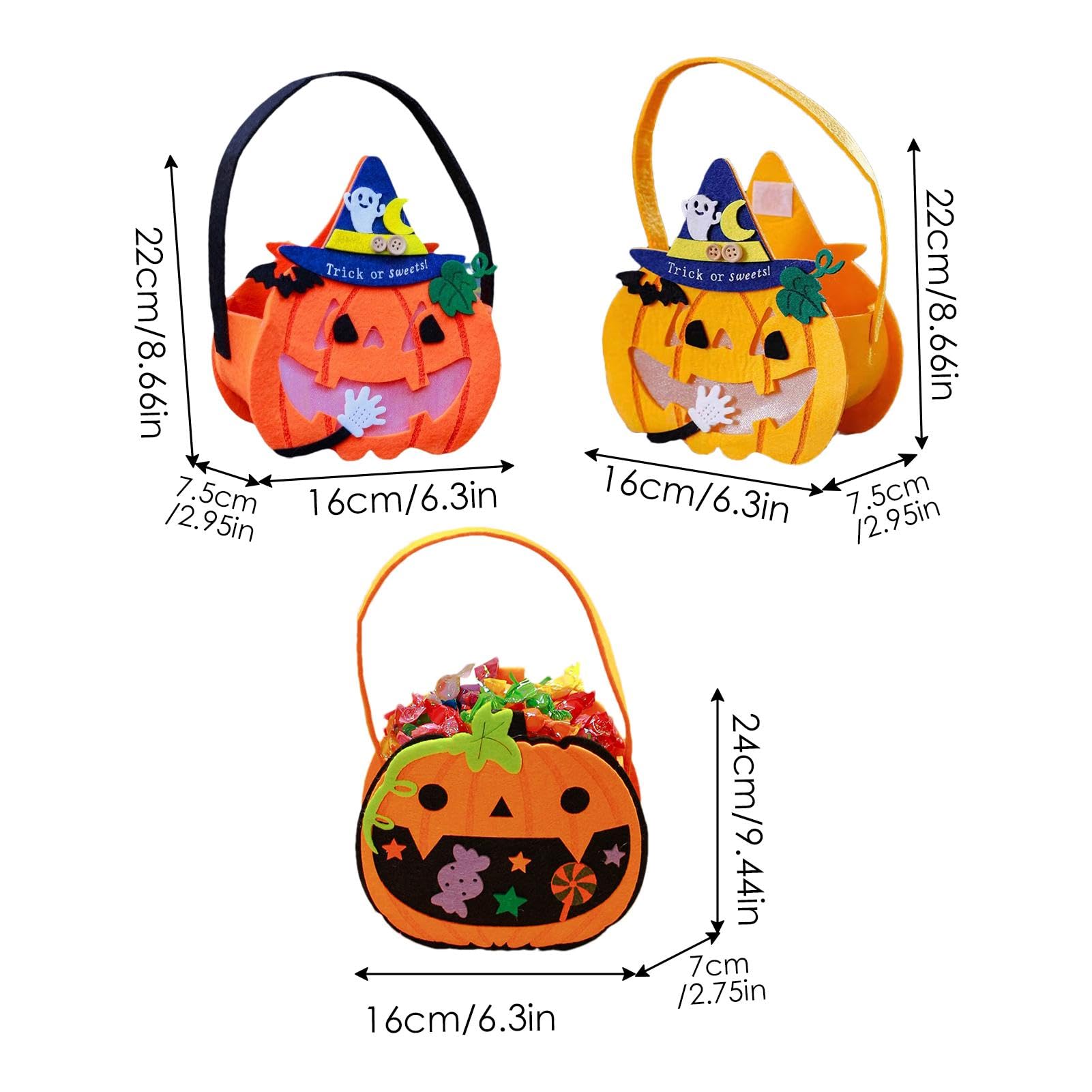 Amazon | ハロウィンかぼちゃバケツ、かぼちゃキャンディー