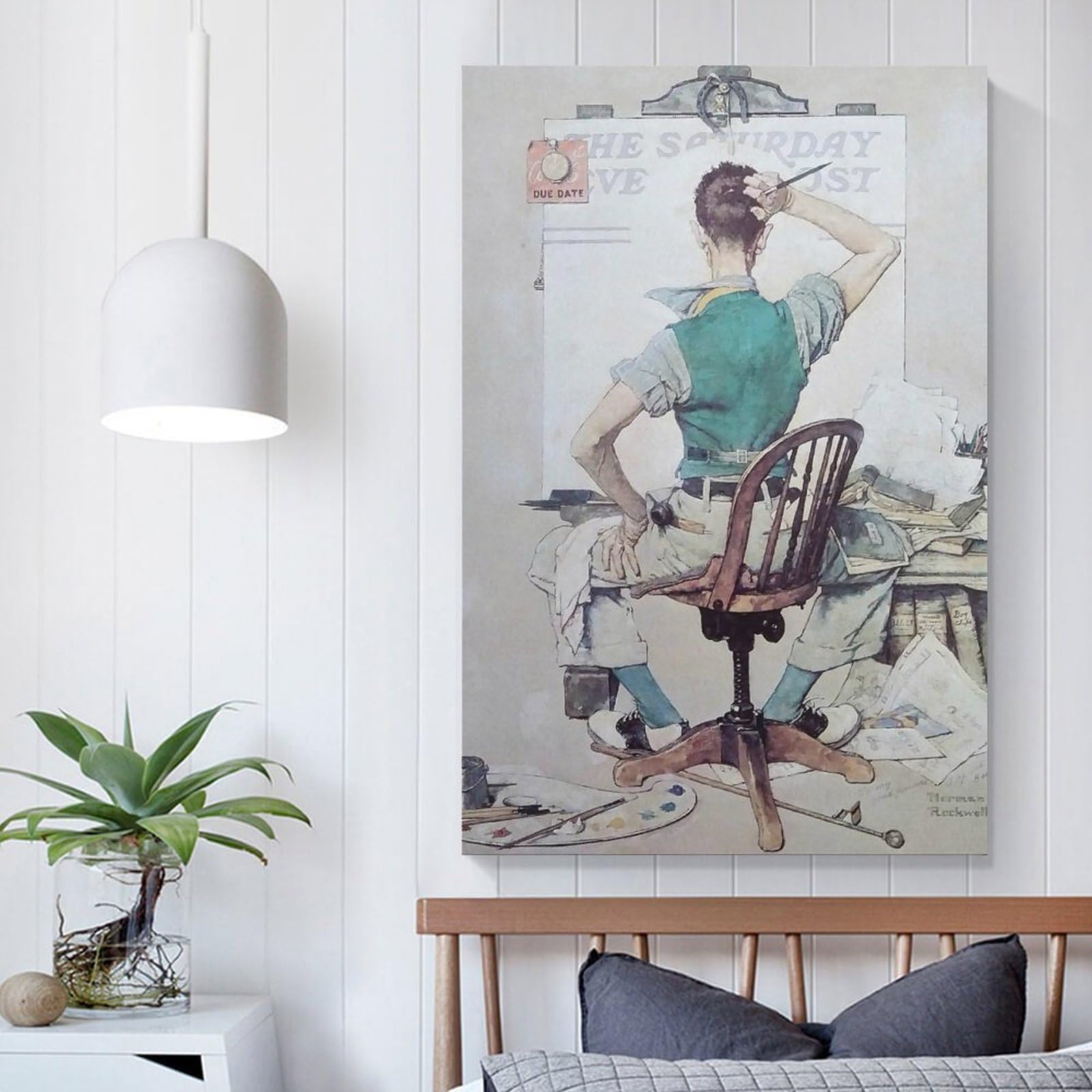 Amazon.co.jp: Norman Rockwell ノーマンロックウェル（空キャンバス