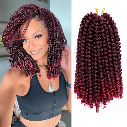 ROKTRESS Spring Twist Crochet Hair - 8 Inch 6 packs