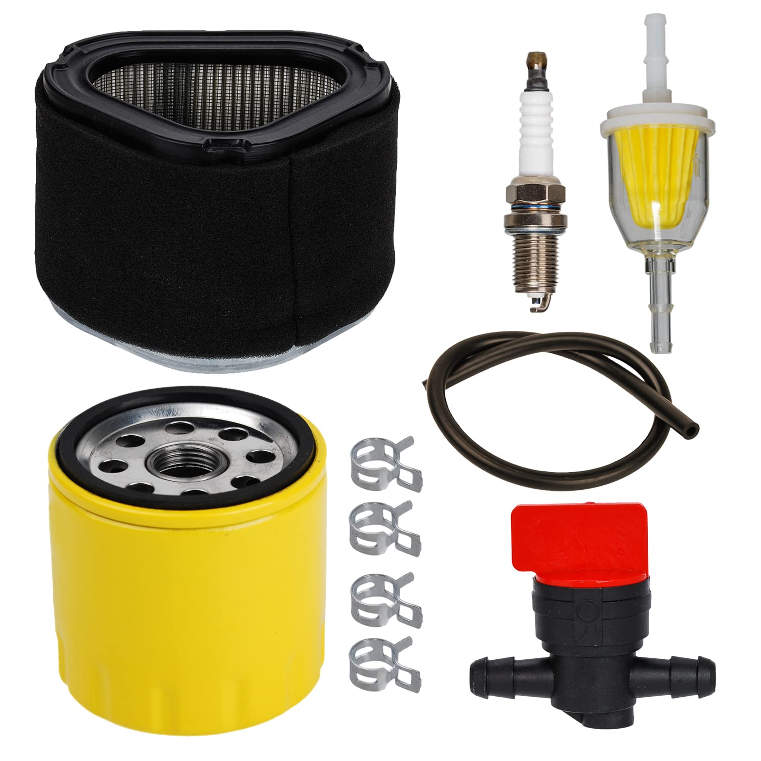 12 083 10-S Air Filter 52-050-02-S Oil Filter Spark Plug Kit Compatible with Kohler CV11 CV13 CV14 CV15 CV16 CV460 CV490 CV491 CV492 CV493 Lawn Mower 12 083 12-S