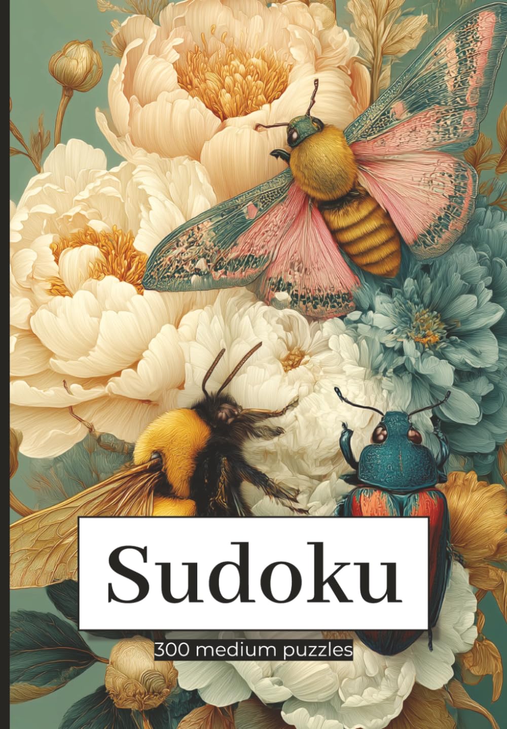 Sudoku Medium: 300 Puzzles Brain Training for Intermediate Players (sudoku medium 300 - complete collection series - perfect gift for puzzle junkie and seniors)