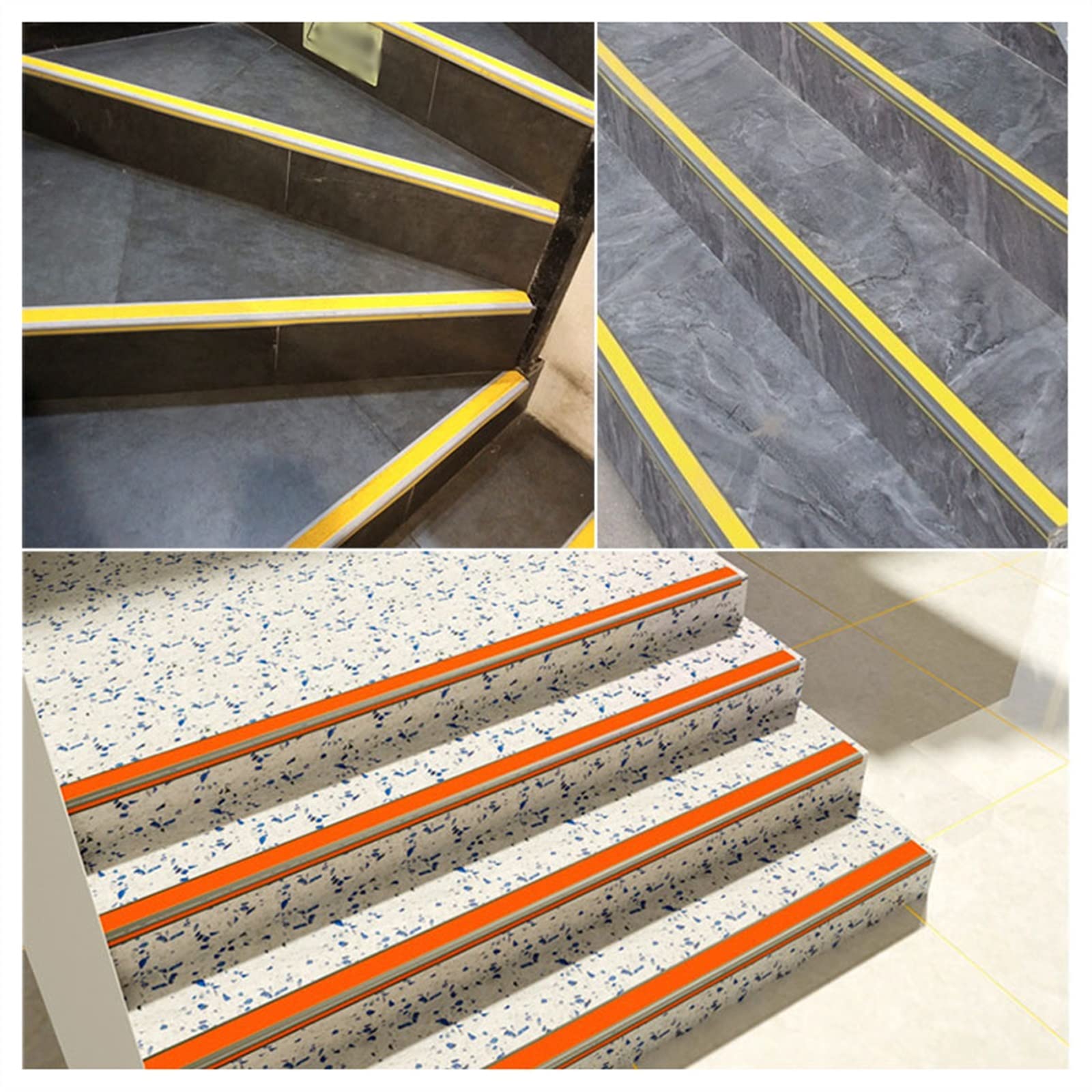 Buy Sivak 6 Pcs Stair Nosing Self Adhesive Stair Edge Protector Non