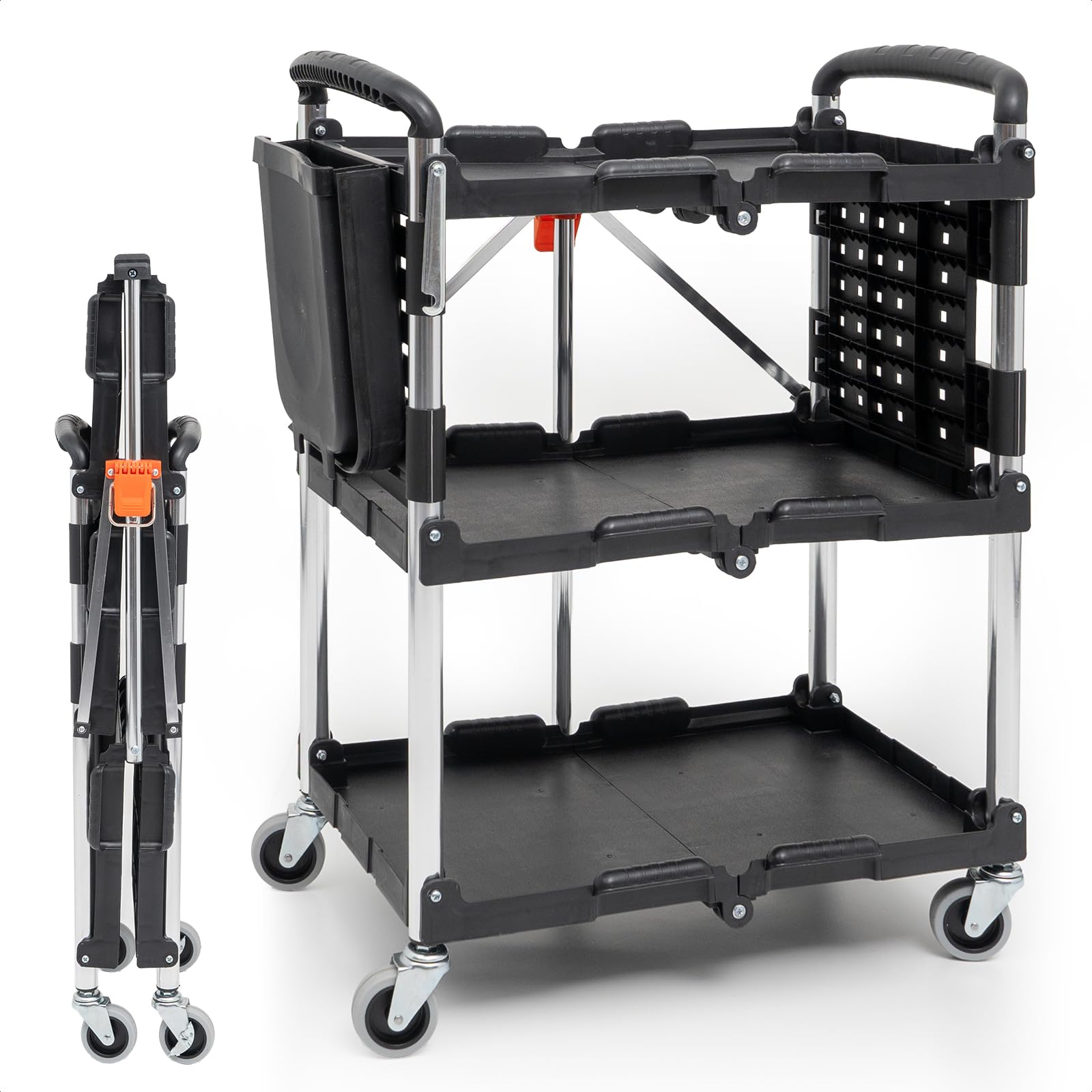 Amazon.co.jp: 【Maglow】折りたたみマルチカート ツールワゴン 耐荷重
